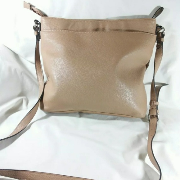 Target Brand Tan Faux Leather Professional Shoulde - Picture 2 of 6